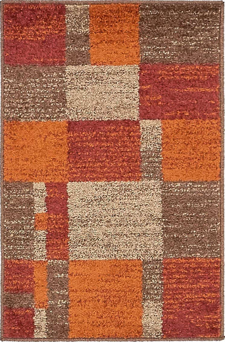 Multicolor 2' x 3' 1 Autumn Rectangle Area Rug 100% Polypropylene Durable Jute Backing Living Dining Room Bedroom Office Modern Decor Carpet for Sale at Rug Engine