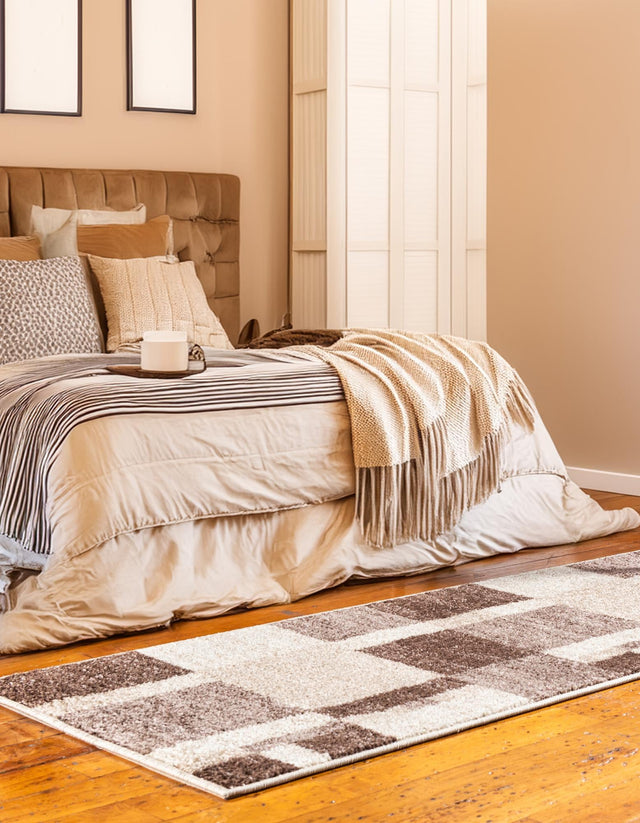 Light Brown 2' x 8' Autumn Runner Area Rug 100% Polypropylene Durable Jute Backing Living Dining Room Bedroom Office Modern Decor Carpet for Sale at Rug Engine