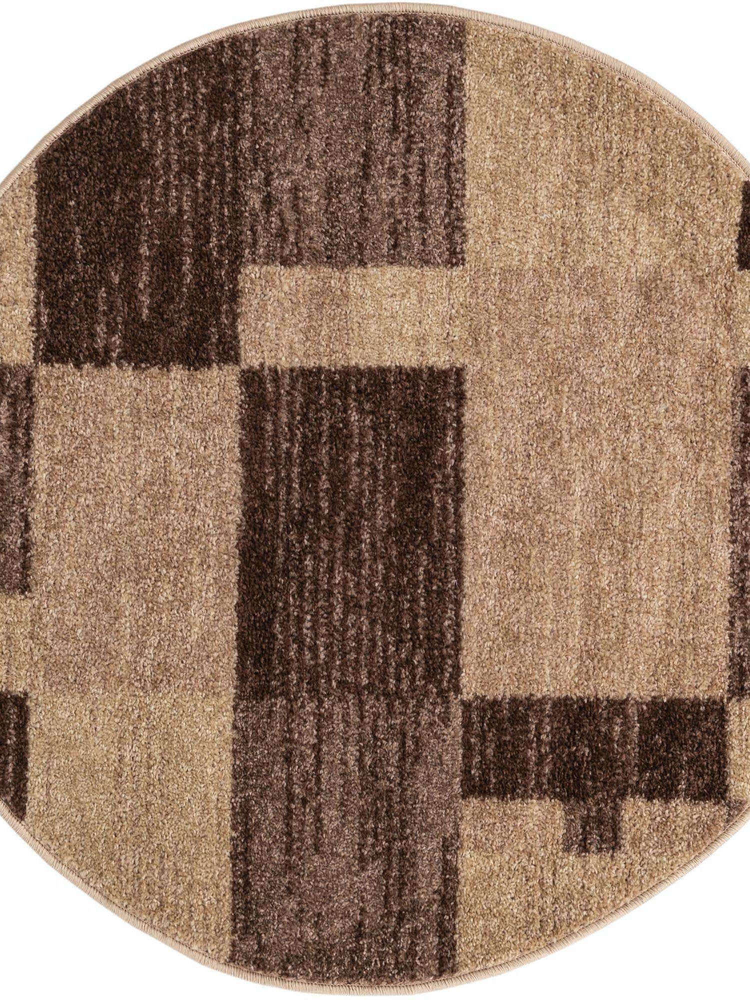 Light Brown 3' 1 x 3' 1 Autumn Round Area Rug 100% Polypropylene Durable Jute Backing Living Dining Room Bedroom Office Modern Decor Carpet for Sale at Rug Engine