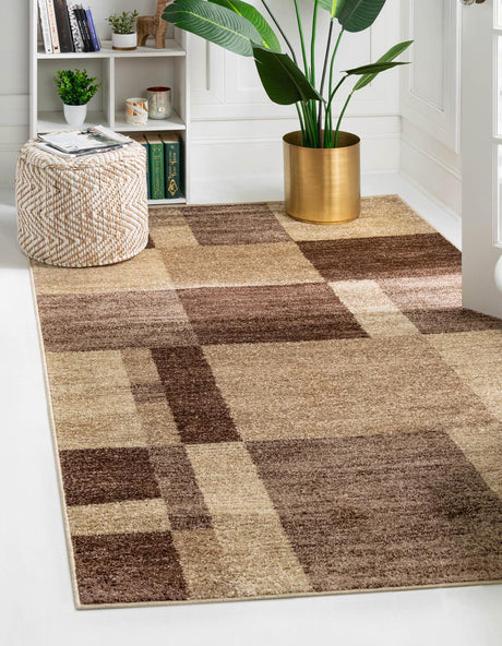 Light Brown 4' 1 x 6' 1 Autumn Rectangle Area Rug 100% Polypropylene Durable Jute Backing Living Dining Room Bedroom Office Modern Decor Carpet for Sale at Rug Engine