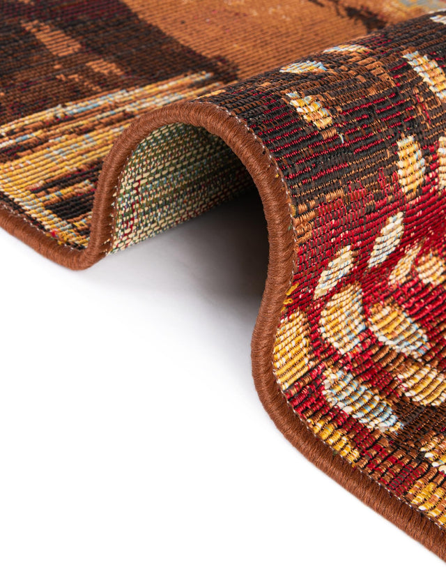 Multicolor 8' x 11' 4 Outdoor Modern Rectangle Area Rug Weather Resistant for Patio, Deck, Terrace, Balcony, Porch 100% Polypropylene Modern Outside Carpet for Sale at Rug Engine