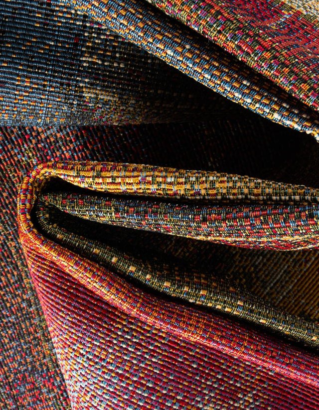 Multicolor 2' 2 x 3' 1 Outdoor Modern Rectangle Area Rug Weather Resistant for Patio, Deck, Terrace, Balcony, Porch 100% Polypropylene Modern Outside Carpet for Sale at Rug Engine
