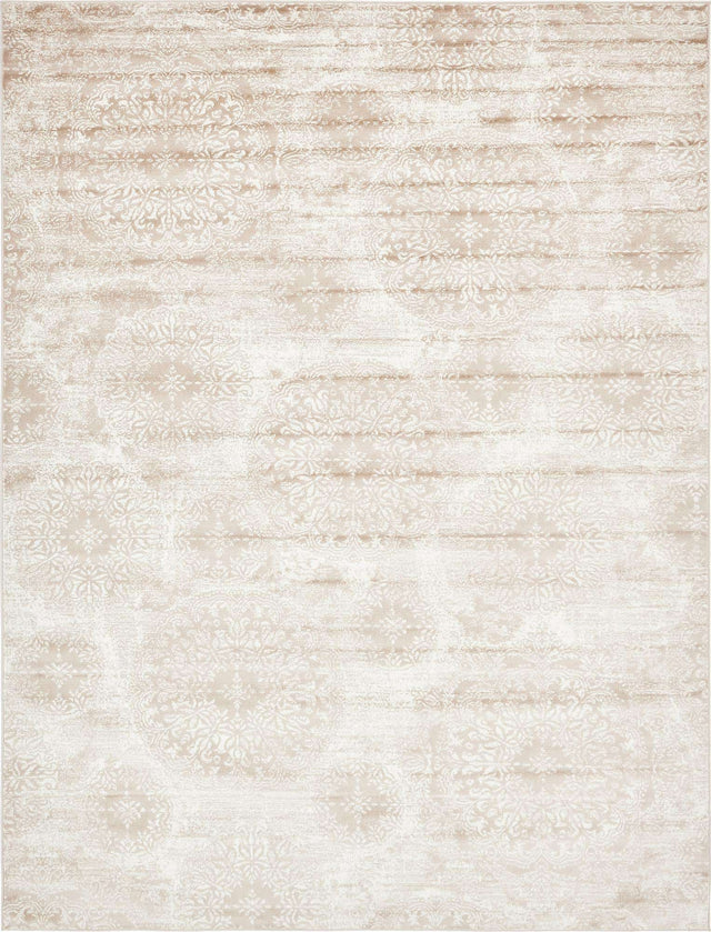 Beige 9' x 12' Sofia Rectangle Area Rug Durable Easy Clean Stain Resistant Unique Carpet for Affordable Interior Home Design for Sale at Rug Engine