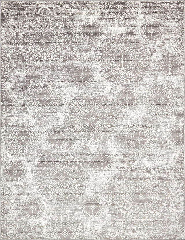 Gray 9' x 12' Sofia Rectangle Area Rug Durable Easy Clean Stain Resistant Unique Carpet for Affordable Interior Home Design for Sale at Rug Engine