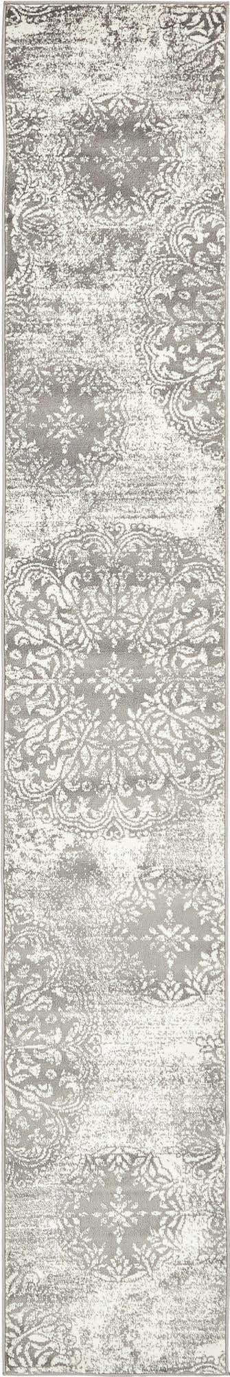 Gray 2' x 13' 1 Sofia Runner Area Rug Durable Easy Clean Stain Resistant Unique Carpet for Affordable Interior Home Design for Sale at Rug Engine