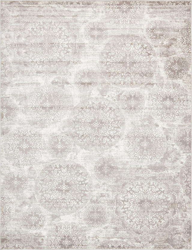Light Gray 9' x 12' Sofia Rectangle Area Rug Durable Easy Clean Stain Resistant Unique Carpet for Affordable Interior Home Design for Sale at Rug Engine