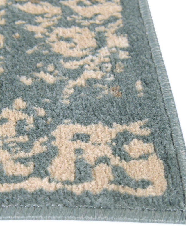 Green 8' x 10' Tuareg Rectangle Area Rug Vintage Inspired Distressed Look Durable Easy Clean Carpet for Unique Home Interiors for Sale at Rug Engine