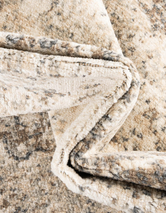 Beige 2' 7 x 10' Tuareg Runner Area Rug Vintage Inspired Distressed Look Durable Easy Clean Carpet for Unique Home Interiors for Sale at Rug Engine