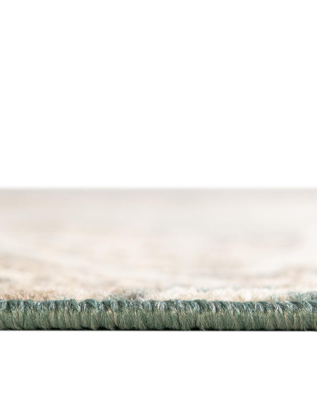 Multicolor 8' x 8' Tuareg Round Area Rug Vintage Inspired Distressed Look Durable Easy Clean Carpet for Unique Home Interiors for Sale at Rug Engine