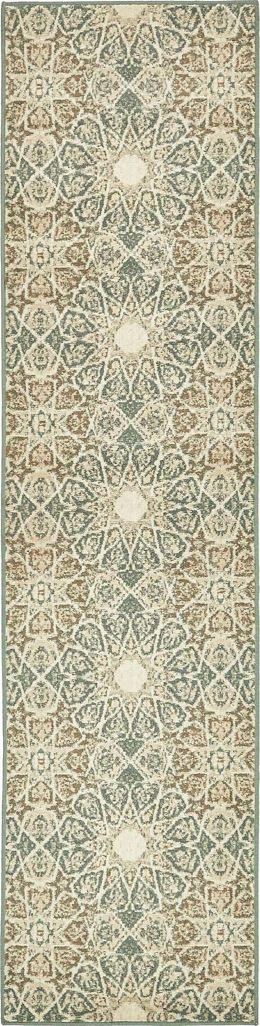 Multicolor 2' 7 x 10' Tuareg Runner Area Rug Vintage Inspired Distressed Look Durable Easy Clean Carpet for Unique Home Interiors for Sale at Rug Engine