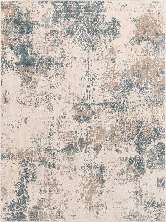 Beige 9' x 12' 2 Tuareg Rectangle Area Rug Vintage Inspired Distressed Look Durable Easy Clean Carpet for Unique Home Interiors for Sale at Rug Engine