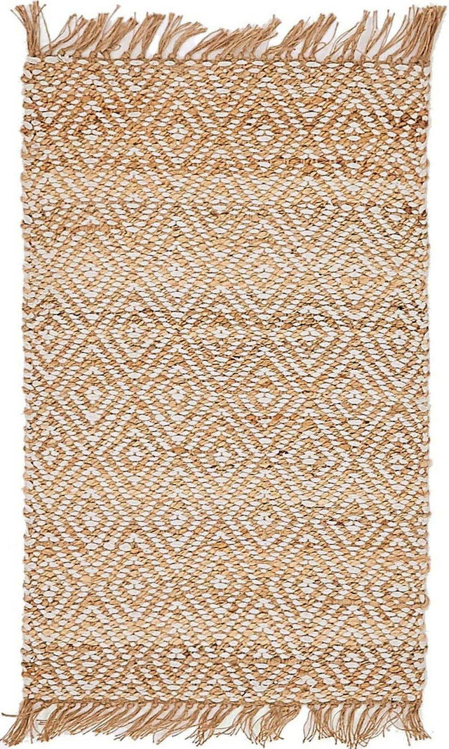Natural 2' x 3' 1 Braided Jute Rectangle Area Rug 100% Jute Hand Braided Natural Eco-Friendly Boho Style Carpet for Living Rooms Dining Office Space Dorms for Sale at Rug Engine