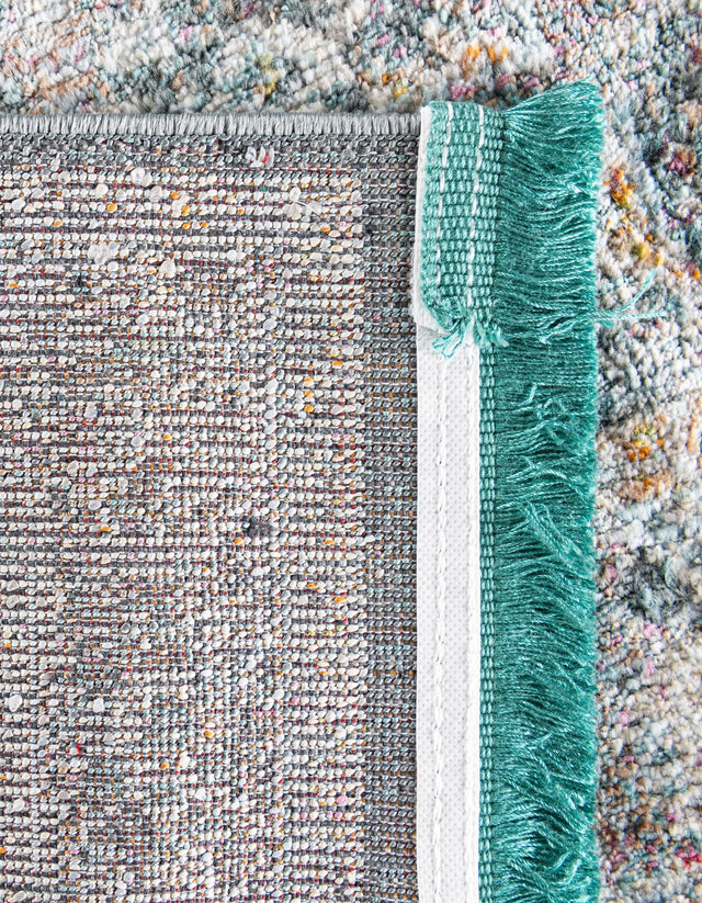 Gray 2' 7 x 10' Baracoa Runner Area Rug 100% Polypropylene Distressed Vintage Living Dining Room Office Traditional Carpet for Sale at Rug Engine