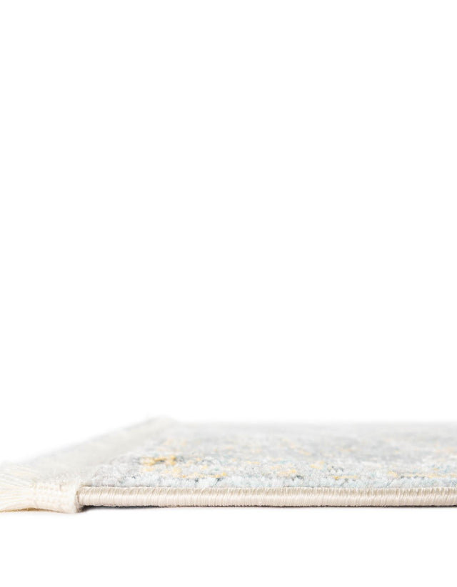 Gray 2' 7 x 10' Baracoa Runner Area Rug 100% Polypropylene Distressed Vintage Living Dining Room Office Traditional Carpet for Sale at Rug Engine