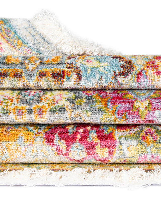 Multicolor 8' x 10' Baracoa Rectangle Area Rug 100% Polypropylene Distressed Vintage Living Dining Room Office Traditional Carpet for Sale at Rug Engine