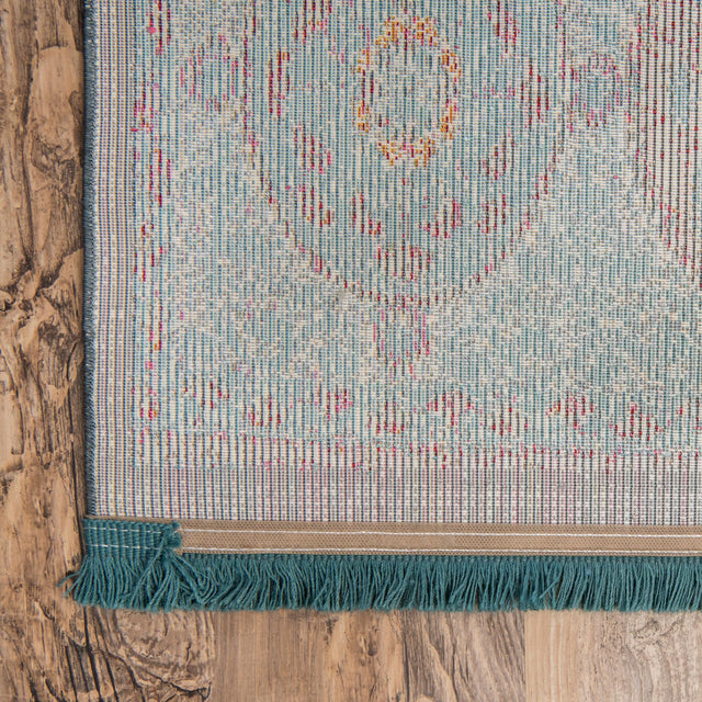 Blue 2' 2 x 3' 1 Baracoa Rectangle Area Rug 100% Polypropylene Distressed Vintage Living Dining Room Office Traditional Carpet for Sale at Rug Engine