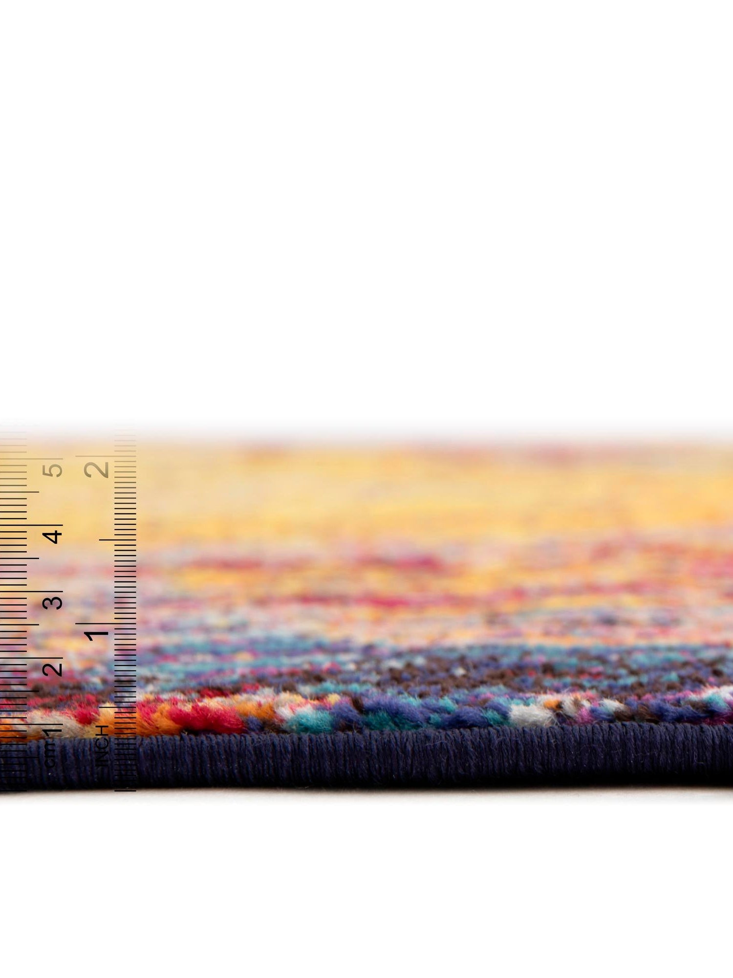 Multicolor 8' x 8' Estrella Square Area Rug 100% Polypropylene Non-Shedding Stain Resistant Carpet Colorful Modern Abstract Design Easy Clean for Home Decor for Sale at Rug Engine
