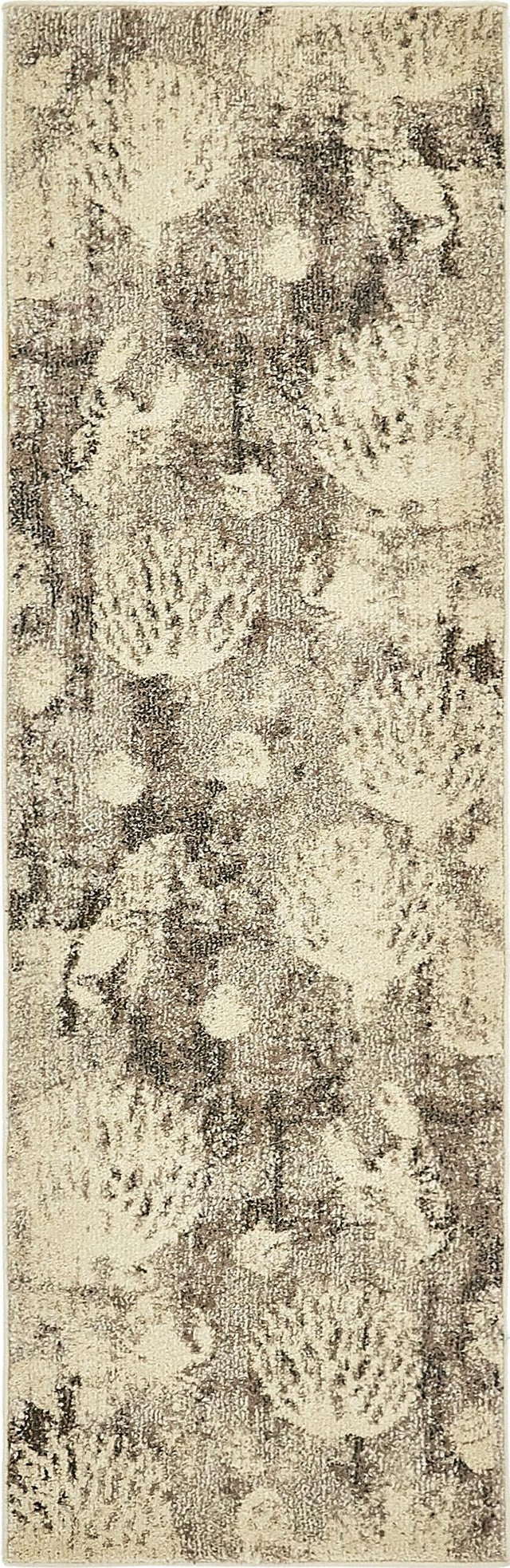 Light Gray 2' 2 x 6' 7 Positano Runner Area Rug Coastal Marine Beach Design Carpet for Modern Living Rooms, Dining, Bedroom, Office for Sale at Rug Engine