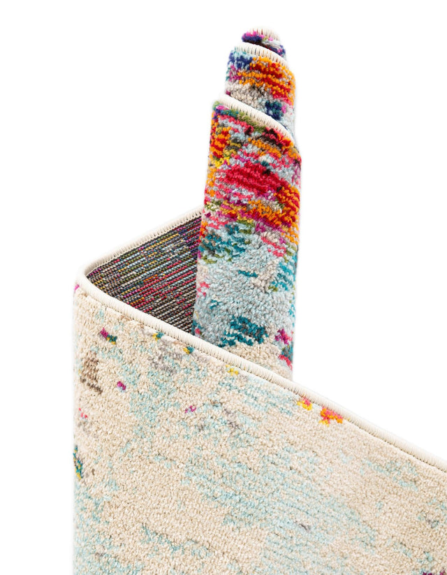 Multicolor 8' x 10' Chromatic Rectangle Area Rug 100% Polypropylene With Cotton Backing Abstract Modern Colorful Carpet Mat for Home Decor & Interior Design for Sale at Rug Engine