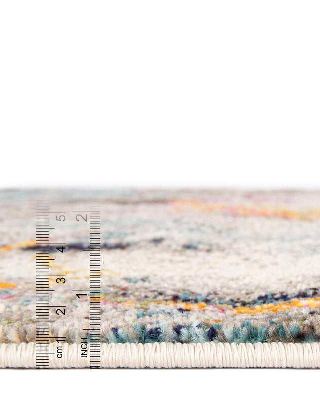 Multicolor 10' 6 x 16' 5 Chromatic Rectangle Area Rug Discounted Clearance Final Sale 100% Polypropylene With Cotton Backing Abstract Modern Colorful Carpet Mat for Home Decor & Interior Design for Sale at Rug Engine