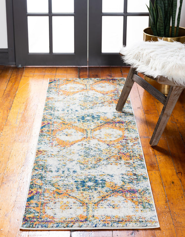 Beige 2' 7 x 10' Monterey Runner Area Rug 100% Polypropylene Colorful Easy Clean Traditional Carpet for Living Room, Bedrooms, Dining, Kitchen for Sale at Rug Engine