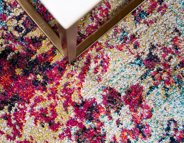 Multicolor 2' 7 x 10' Monterey Runner Area Rug 100% Polypropylene Colorful Easy Clean Traditional Carpet for Living Room, Bedrooms, Dining, Kitchen for Sale at Rug Engine
