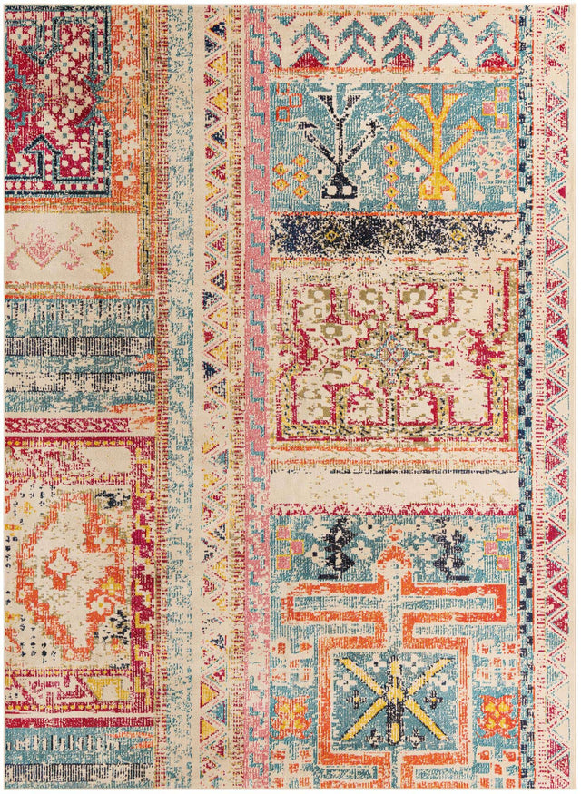Multicolor 9' x 12' 2 Monterey Rectangle Area Rug 100% Polypropylene Colorful Easy Clean Traditional Carpet for Living Room, Bedrooms, Dining, Kitchen for Sale at Rug Engine