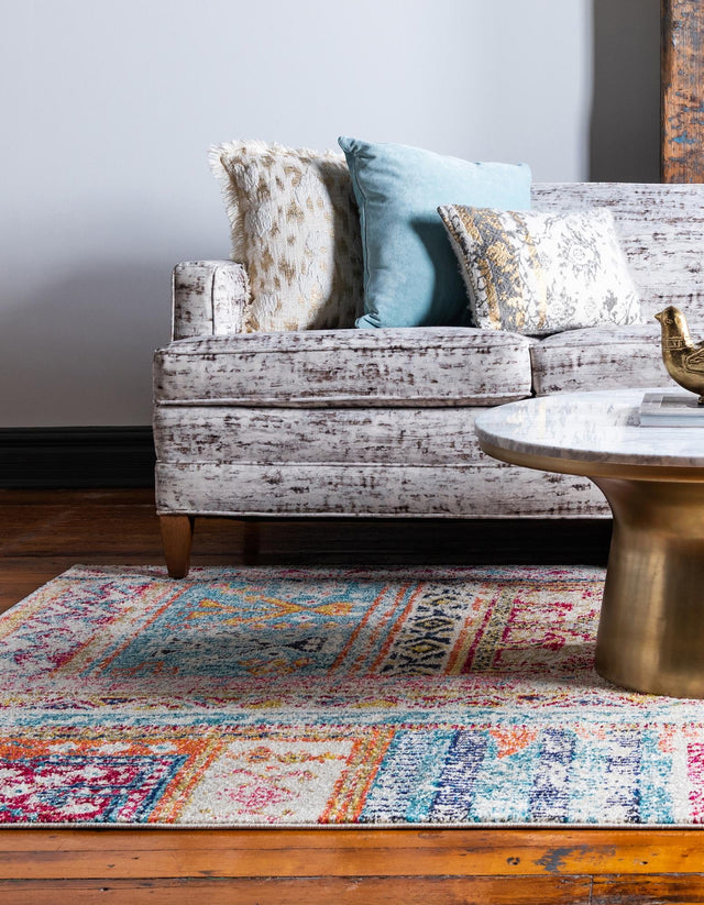 Multicolor 2' x 3' Monterey Rectangle Area Rug 100% Polypropylene Colorful Easy Clean Traditional Carpet for Living Room, Bedrooms, Dining, Kitchen for Sale at Rug Engine