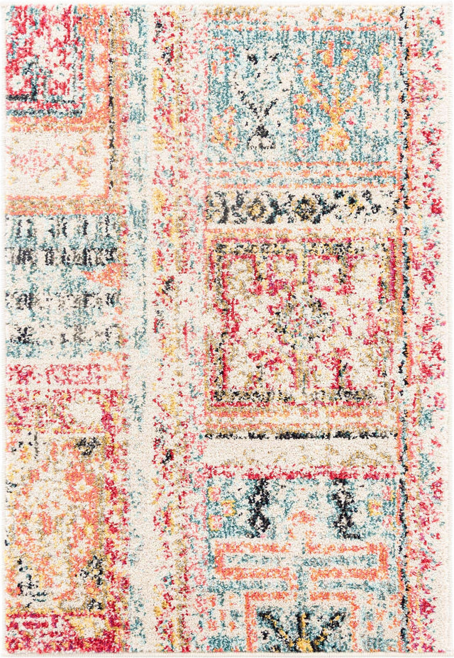 Multicolor 2' x 3' Monterey Rectangle Area Rug 100% Polypropylene Colorful Easy Clean Traditional Carpet for Living Room, Bedrooms, Dining, Kitchen for Sale at Rug Engine