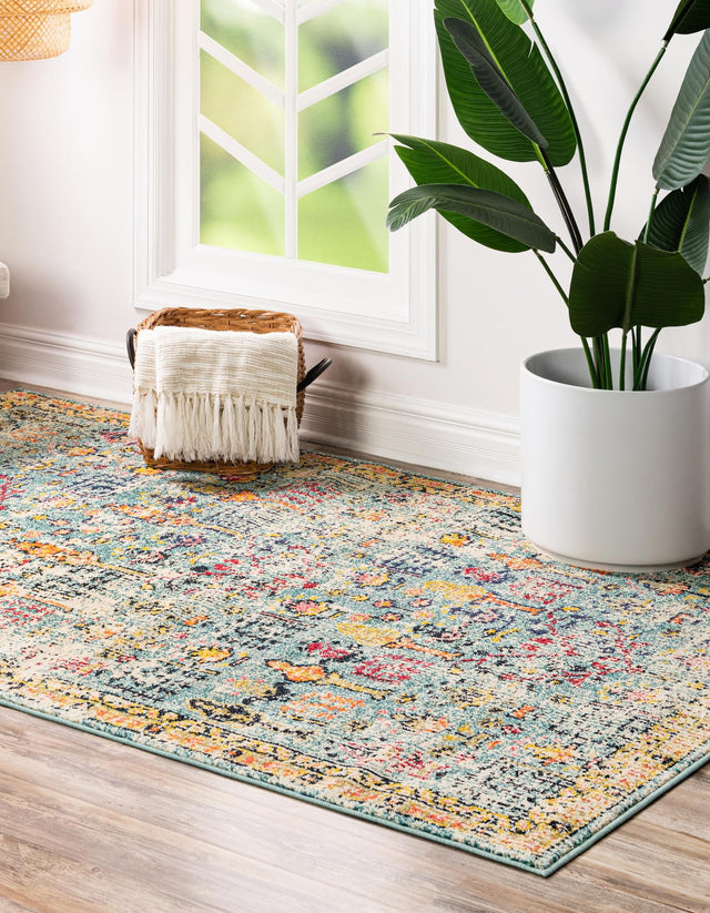 Blue 10' 6 x 16' 5 Monterey Rectangle Area Rug 100% Polypropylene Colorful Easy Clean Traditional Carpet for Living Room, Bedrooms, Dining, Kitchen for Sale at Rug Engine