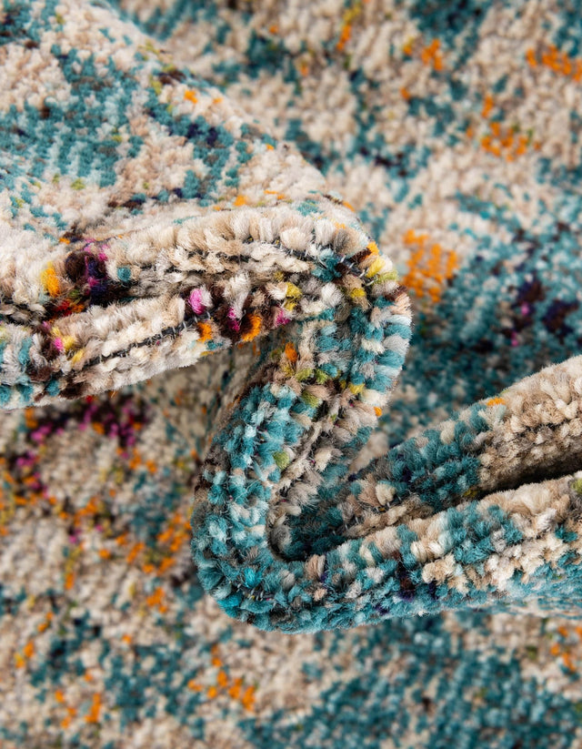 Blue 3' 3 x 5' 3 Vita Rectangle Area Rug