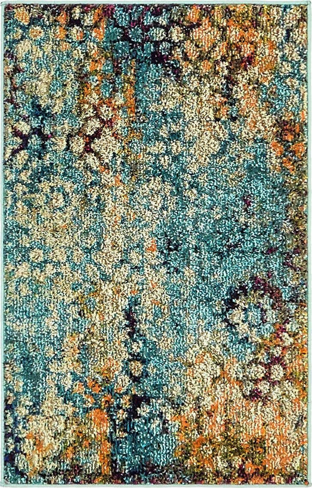 Blue 2' 2 x 3' 1 Vita Rectangle Area Rug