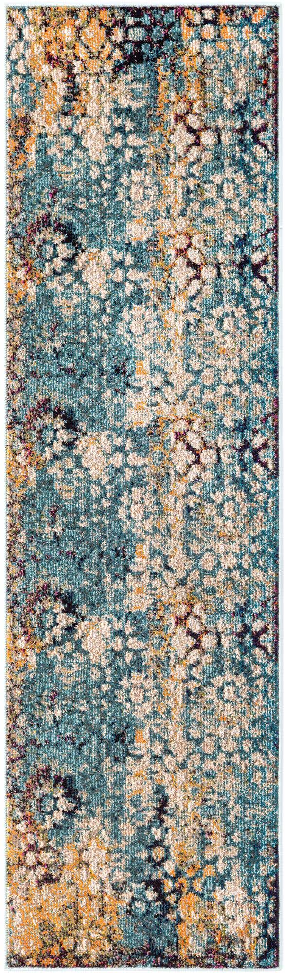 Blue 2' x 6' 9 Vita Runner Area Rug