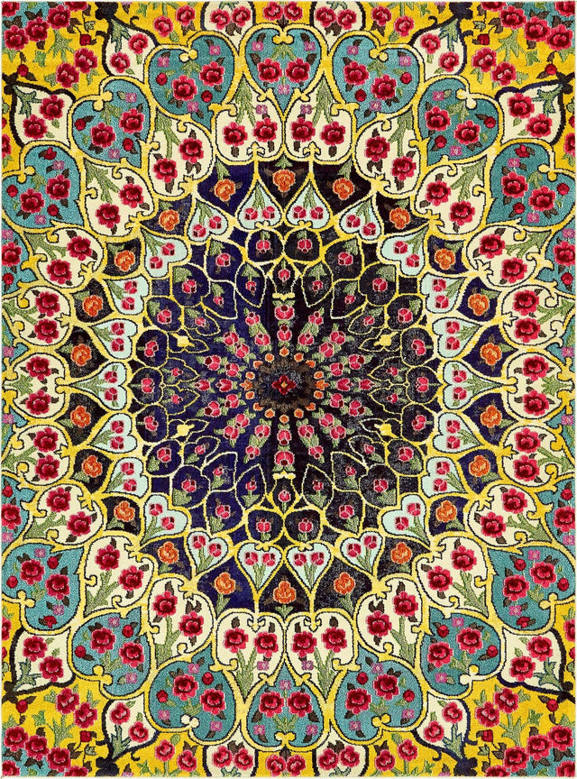 Multicolor 9' x 12' 2 Vita Rectangle Area Rug