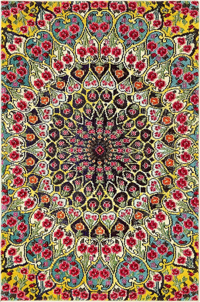 Multicolor 4' 1 x 6' 1 Vita Rectangle Area Rug