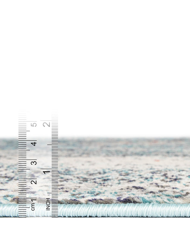 Blue 9' x 12' 2 Vita Rectangle Area Rug