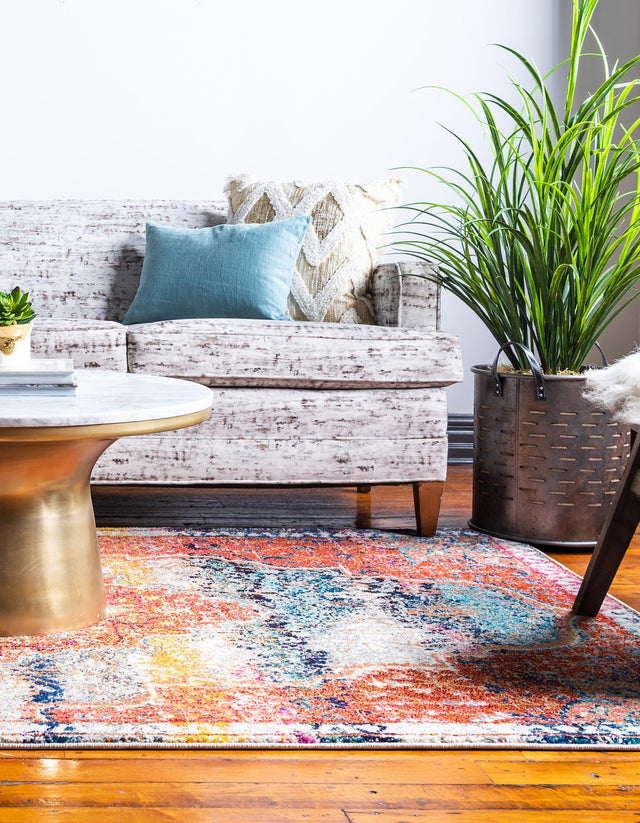 Multicolor 4' 1 x 6' 1 Vita Rectangle Area Rug