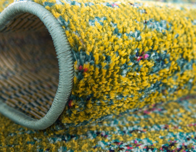 Green 4' 1 x 4' 1 Vita Round Area Rug