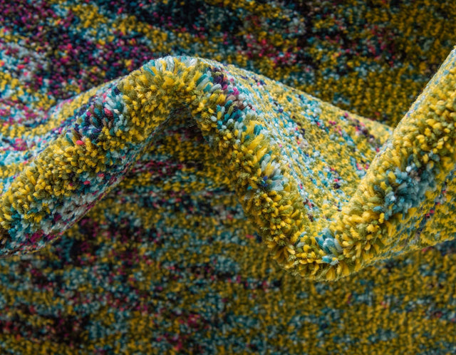 Green 8' x 8' Vita Round Area Rug