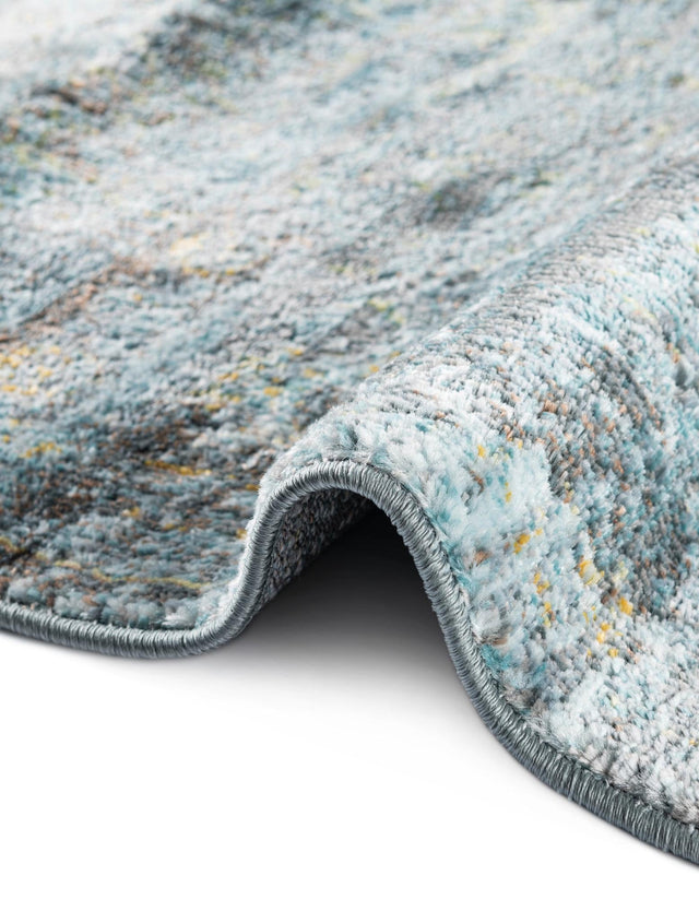 Turquoise 2' 2 x 6' 1 Baracoa Runner Area Rug 100% Polypropylene Distressed Vintage Living Dining Room Office Traditional Carpet for Sale at Rug Engine