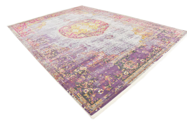 Multicolor 10' x 13' 1 Baracoa Rectangle Area Rug 100% Polypropylene Distressed Vintage Living Dining Room Office Traditional Carpet for Sale at Rug Engine