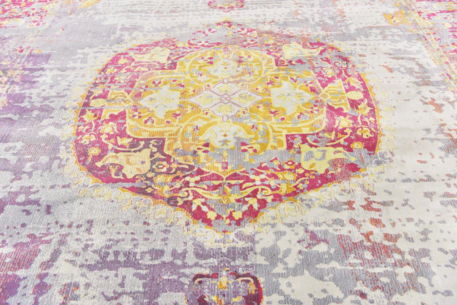 Multicolor 10' x 13' 1 Baracoa Rectangle Area Rug 100% Polypropylene Distressed Vintage Living Dining Room Office Traditional Carpet for Sale at Rug Engine