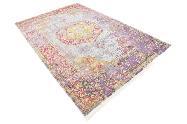 Multicolor 5' 5 x 8' Baracoa Rectangle Area Rug 100% Polypropylene Distressed Vintage Living Dining Room Office Traditional Carpet for Sale at Rug Engine