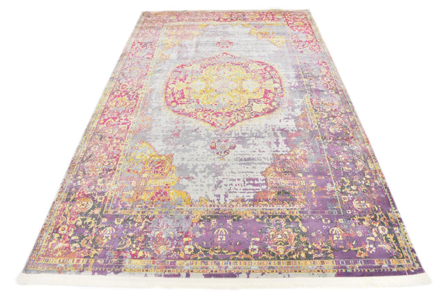 Multicolor 5' 5 x 8' Baracoa Rectangle Area Rug 100% Polypropylene Distressed Vintage Living Dining Room Office Traditional Carpet for Sale at Rug Engine