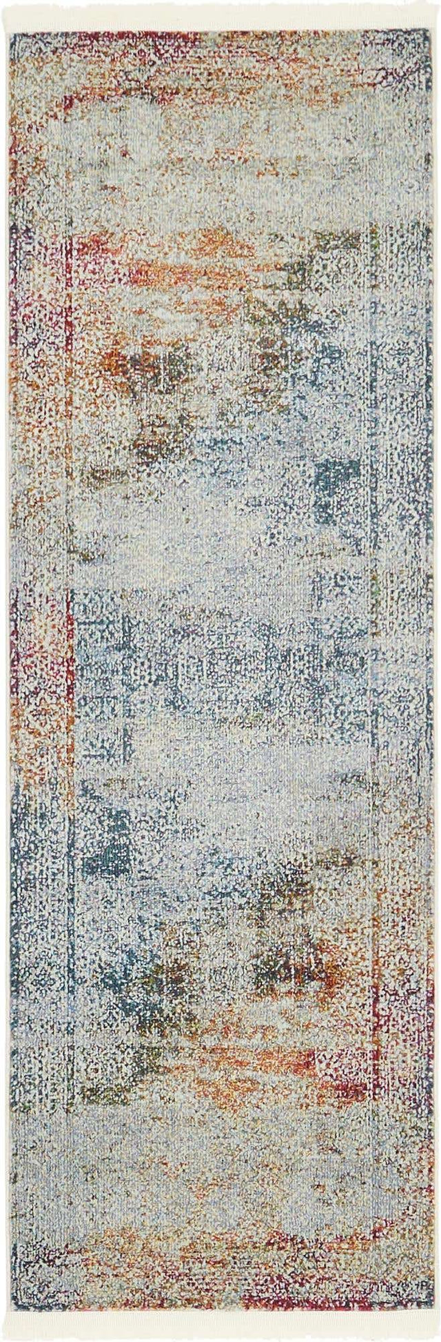 Multicolor 2' 2 x 6' 1 Baracoa Runner Area Rug 100% Polypropylene Distressed Vintage Living Dining Room Office Traditional Carpet for Sale at Rug Engine