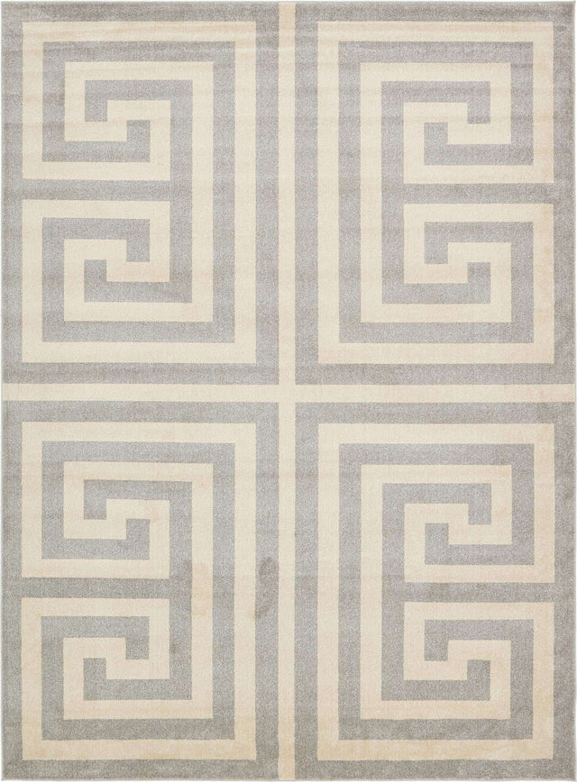 Gray 10' x 13' 1 Athens Rectangle Area Rug 100% Polypropylene With Cotton Backing Easy Clean Indoor Living Dining Room Bedroom Office Carpet for Sale at Rug Engine