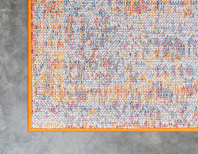 Beige 5' 1 x 8' Rosso Rectangle Area Rug Vintage Distressed Faded Traditional Design Carpet for Unique Home Interior Design for Sale at Rug Engine