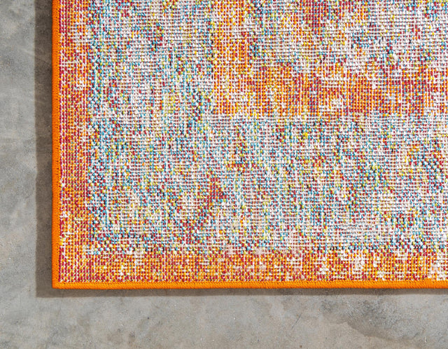 Beige 5' 1 x 8' Rosso Rectangle Area Rug Vintage Distressed Faded Traditional Design Carpet for Unique Home Interior Design for Sale at Rug Engine