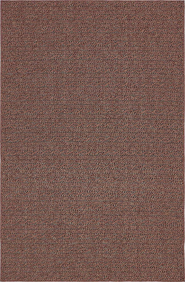 Brown 6' x 9' Outdoor Modern Rectangle Area Rug Weather Resistant for Patio, Deck, Terrace, Balcony, Porch 100% Polypropylene Modern Outside Carpet for Sale at Rug Engine