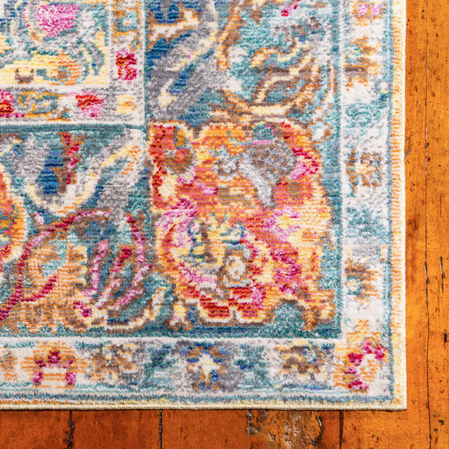 Beige 5' x 8' Austin Rectangle Area Rug 100% Polyester Durable Cotton Backing Living Dining Room Bedroom Office Vintage Decor Carpet for Sale at Rug Engine